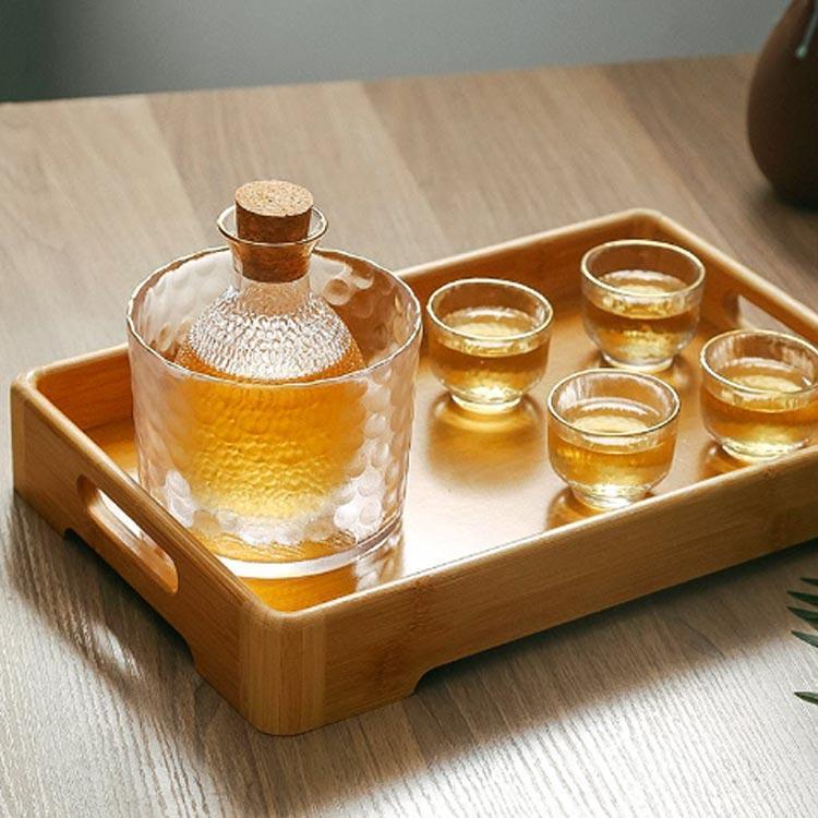 ぐい呑み 保冷 ガラス製 保温 徳利酒器セット 日本酒 熱燗 冷酒 高級感 冷酒器 冷酒グラス おしゃれ シンプル 杯 とっくり 盃