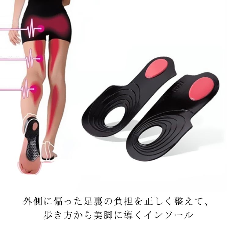 2双入り スリムコーチ ジェルインソール サンダル 下半身ダイエット 下半身スリム 靴 中敷き 内転筋 歩行矯正 内もも O脚矯正 O脚対策 引き締め エクササイズ 骨盤矯正 ダイエットシューズ レディース メンズ