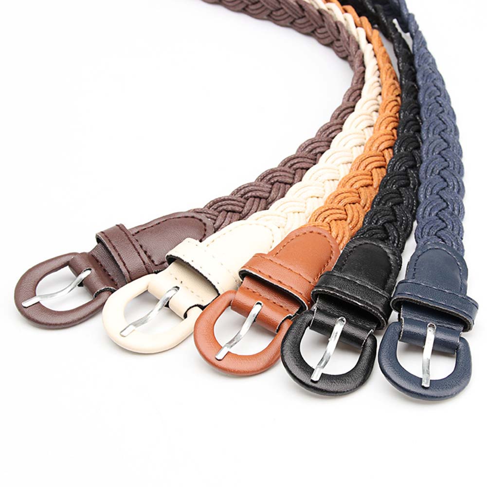 【2本セット】ベルト レディース メッシュベルト 編みこみ フリーサイズ 細ベルト レディースベルト 細..