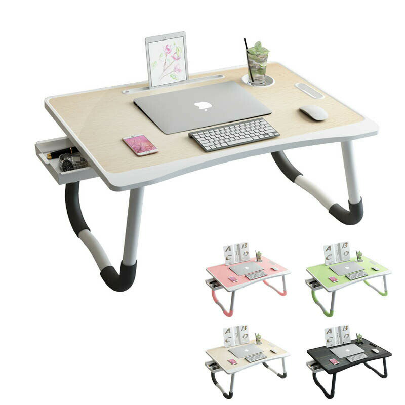テーブル 折りたたみデスク ノ一トパソコンデスク オフィスデスク ベッドテーブル ローテーブル 折りた..