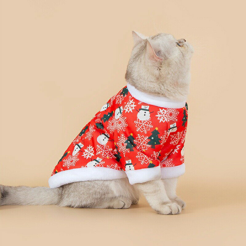 クリスマス ペット用クリスマスウェア 犬 猫 兼用の季節感たっぷりな新作コスチューム 可愛いデザインでパーティーやイベントはもちろんお散歩や記念撮影でも存在感抜群 フェスティブムードを盛り上げるペット服 小型犬や猫ちゃんにぴったりの冬シーズンのおしゃれウェア