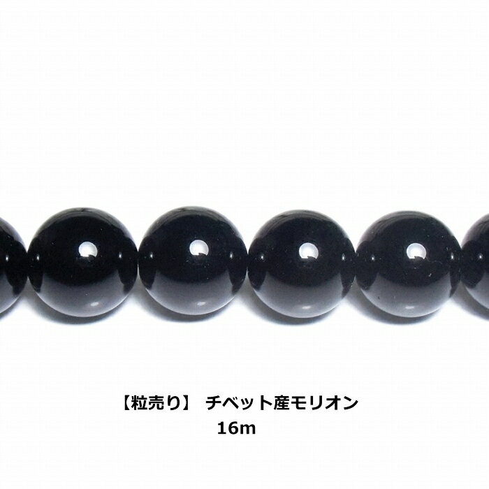 T-jms 【粒売り/バラ売り】 大粒 16mm チベット産モリオン AAA