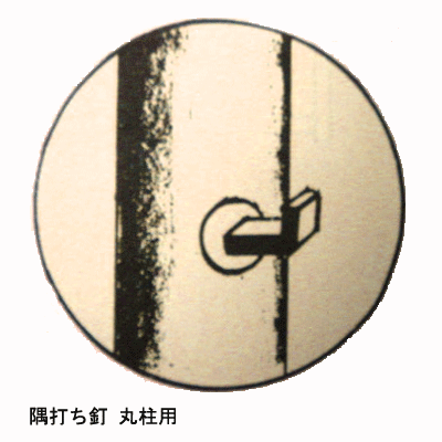 【茶道具 / 茶室釘】 隅打釘 (すみうちくぎ...の紹介画像2