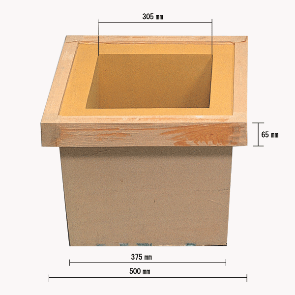 【茶道具 / 炉壇】 本壁炉壇 / 木枠 / 土壁の紹介画像2