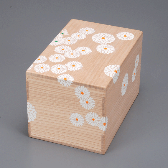 【茶道具 / 茶箱】利休茶箱 菊置上 利休好写 宗悦作(茶箱のみ)のサムネイル