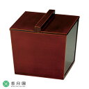 【茶道具 / 水指】 釣瓶水指 飛騨春慶塗 春次 作 (紙箱)