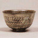 【茶道具 / 茶碗】お稽古用 古三島 中村与平 作 (化粧箱)
