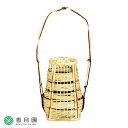 【茶道具 / 籠花入】 長宗全籠 上塗竹入子