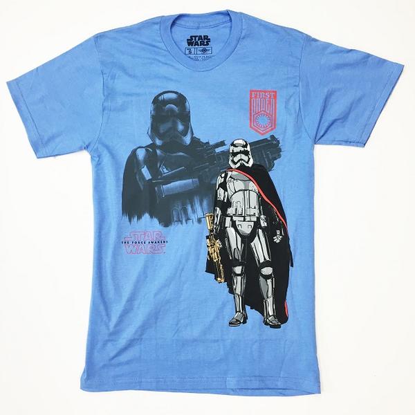 STARWARS スターウォーズ Tシャツ シンプル 映画『フォースの覚醒/THE FORECE AWAKEN』 Tシャツ プリントTシャツ キャプテン・ファズマ 銀色のトゥルーパーTシャツ 