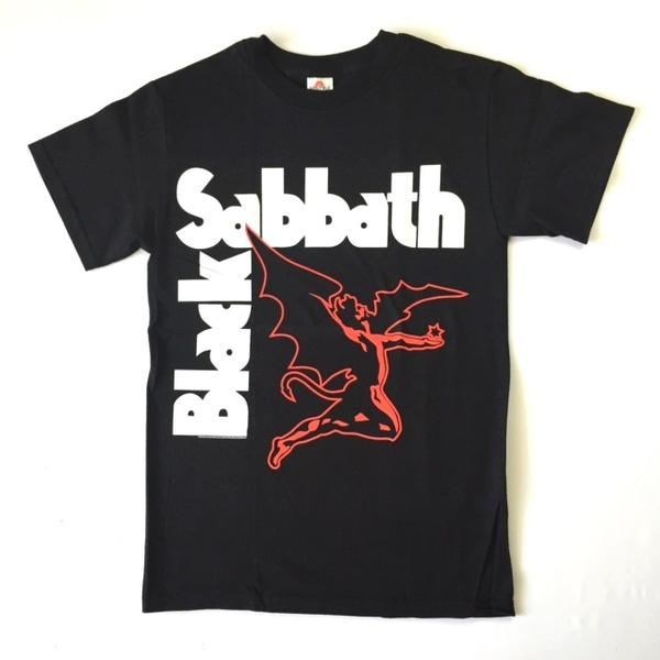 ロックTシャツ バンドTシャツ Black Sabbath ブラック サバス クラシックロゴ ブラックサバス 70年代ロック オジーオズボーン ブラック ハードコア ROCK ツアーTシャツ Tシャツ
