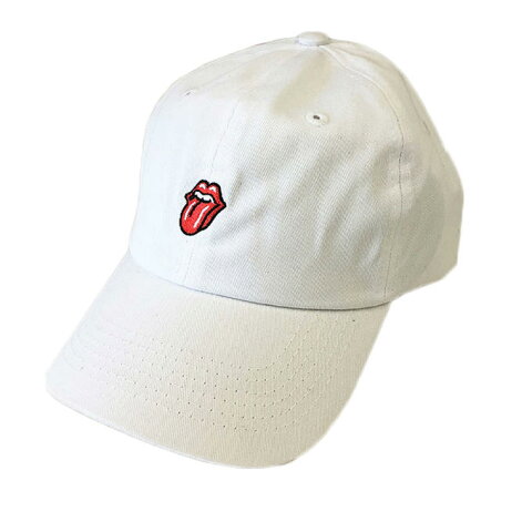 ストーンズ Rolling Stones キャップ シンプルロゴ ロゴ刺繍 ベースボールキャップ CAP 帽子 NEWERA
