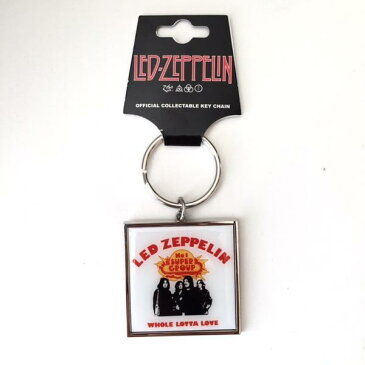 Led Zeppelin レッド・ツェッペリン WHOLE LOTTA LOVE スクエア キーホルダー 限定品