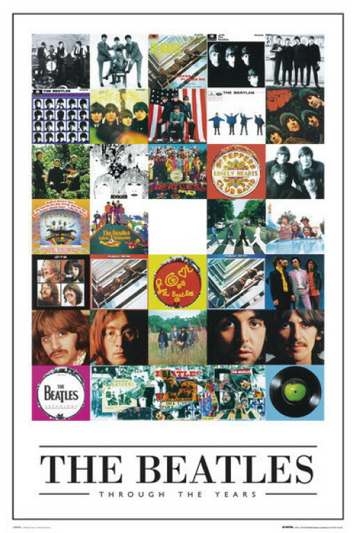 ロック ポスター ビートルズ THE BEATLES Through the Years ポスター 61センチX91センチ 送料無料