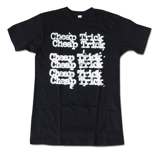 【ロックTシャツ★バンドTシャツ】【Cheap Trick チープ・トリック】 "LOGO" ブラックTシャツのサムネイル