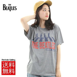 The Beatles ビートルズ Tシャツ ABBEY ROAD アビーロード グレーTシャツ ブラック　ROCK メンズ レディース ロックTシャツ バンドTシャツ