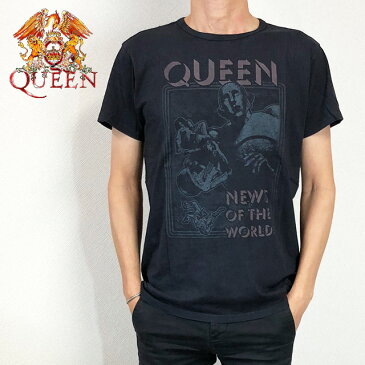 QUEEN クィーン NEWS OF THE WORLD 世界に捧ぐ ボヘミアン・ラプソディ バンドT ビンテージ ネイビー S M Tシャツ ロックTシャツ バンドTシャツ