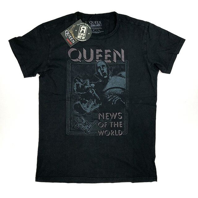 QUEEN クィーン NEWS OF THE WORLD 世界に捧ぐ ボヘミアン・ラプソディ バンドT ビンテージ ネイビー S M Tシャツ ロックTシャツ バンドTシャツ