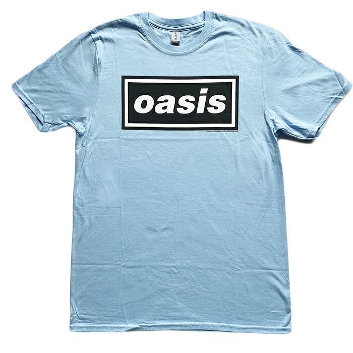 ロックTシャツ バンドTシャツ OASIS オアシス バンドT ネイビー ロゴTシャツ 人気 UK 正規品 オフィシャル ブリティッシュ・ロック オルタナティヴ・ロック