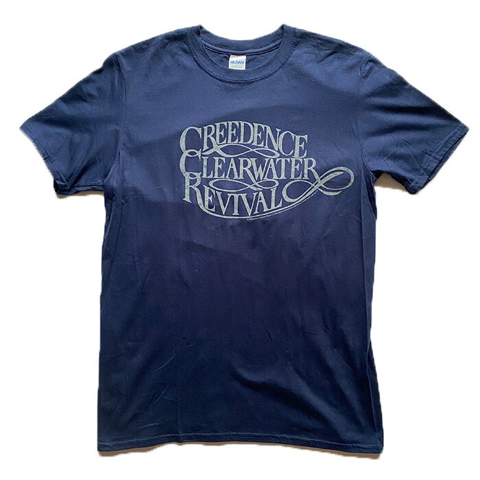 Creedence Clearwater Revival クリーデンス・クリアウォーター・リバイバル CCR ビンテージ ロゴ ネイビー ベロマーク ヘザーグレー ストーンズ Tシャツ ロックTシャツ バンドTシャツ 2