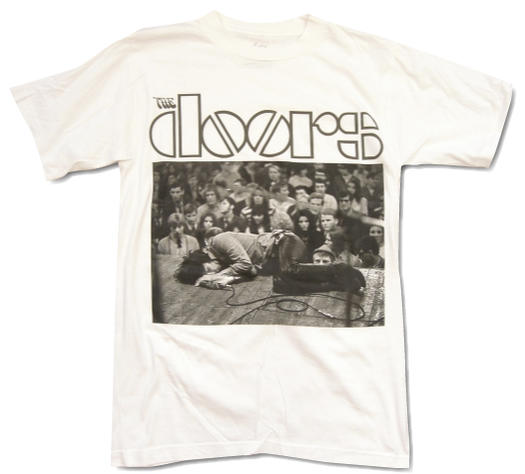 ロックTシャツ バンドTシャツ the DOORS ザ・ドアーズJim Morrison LIVE プリントTシャツ 限定Tシャツ 半袖Tシャツ クルーネックTシャツ ROCK メンズTシャツ doors ジムモリソン ドアーズ 正規品