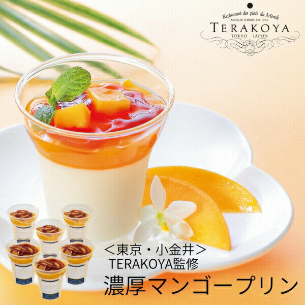 (産地直送・送料無料) 〈東京・小金井〉TERAKOYA監修 濃厚マンゴープリン (-K8274-803A-) | 内祝い ギフト 出産内祝い 引き出物 結婚内祝い 快気祝い お返し 志のサムネイル