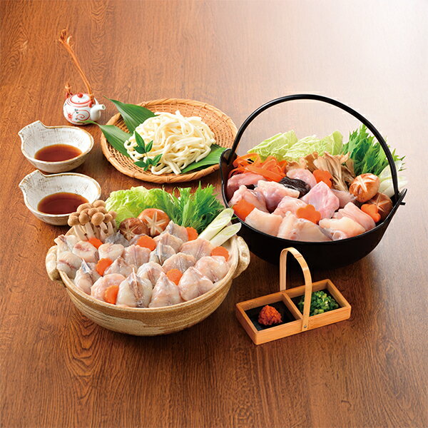 (産地直送・送料無料) お歳暮 ギフト 下関ヤマモ水産 2回楽しめる海の幸鍋セット (-4534-805-) | お歳..