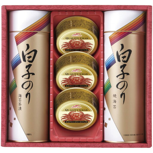 白子のり 海苔・かに缶詰合せ SN-400 (個別送料込み価格) (-C6191-554-) | 内祝い ギフト 出産内祝い 引き出物 結婚内祝い 快気祝い お返し 志 白子のり 海苔・かに缶詰合せ SN-400 (個別送料込み価格) (-C6191-554-) | 内祝い ギフト 出産内祝い 引き出物 結婚内祝い 快気祝い お返し 志