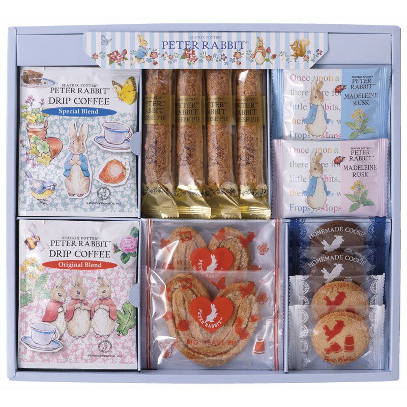 ピーターラビット コーヒー＆スイーツギフト PSG-15N (-C6198-530-) | 内祝い ギフト 出産内祝い 引き出物 結婚内祝い 快気祝い お返し 志