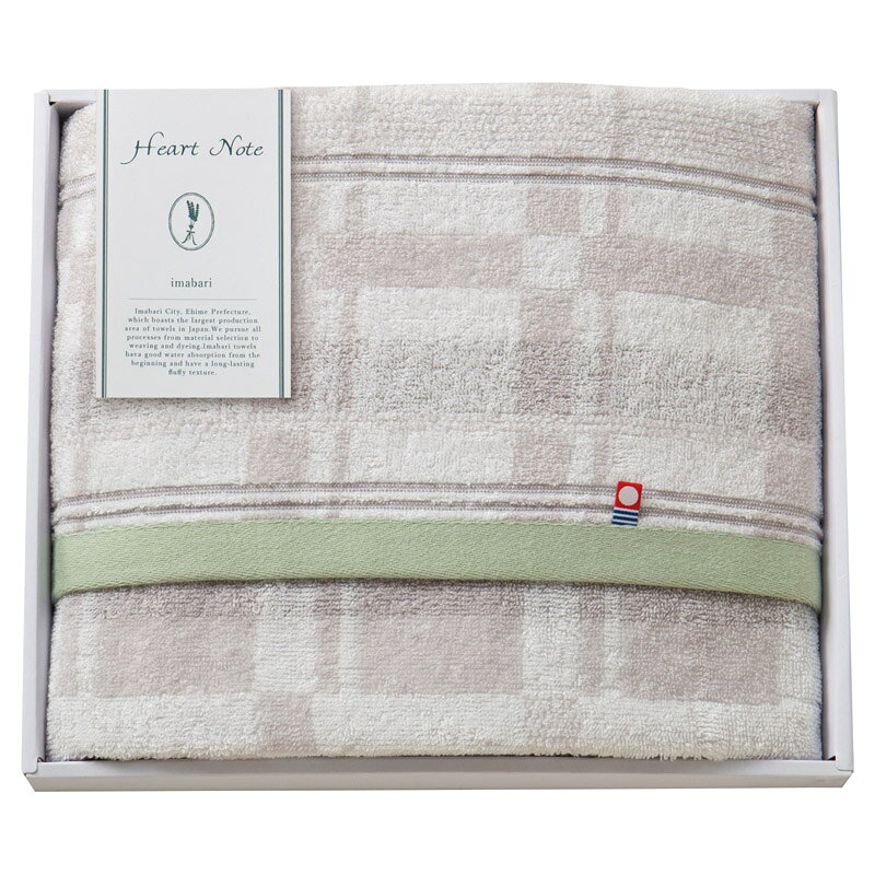 Towel - 今治タオル Heart Note バスタオル HN-0031 (個別送料込み価格) (-L1040-040-) | 内祝い ギフト 出産内祝い 引き出物 結婚内祝い 快気祝い お返し 志