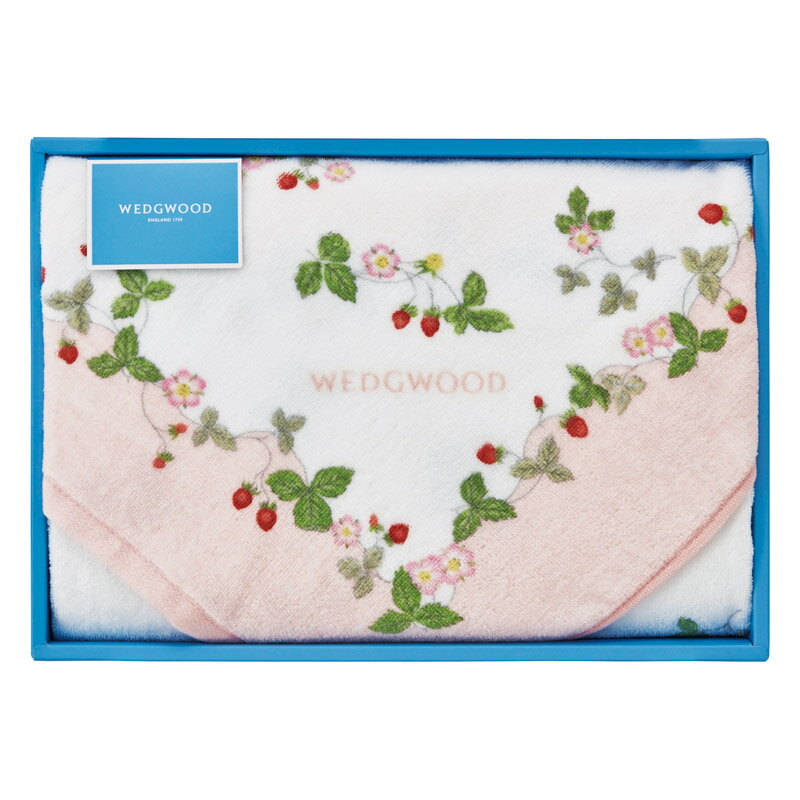 ウェッジウッド ワイルドストロベリー バスタオル ピンク TT84305656P (個別送料込み価格) (-C7053-077-) | 内祝い ギフト 出産内祝い 引き出物 結婚内祝い 快気祝い お返し 志