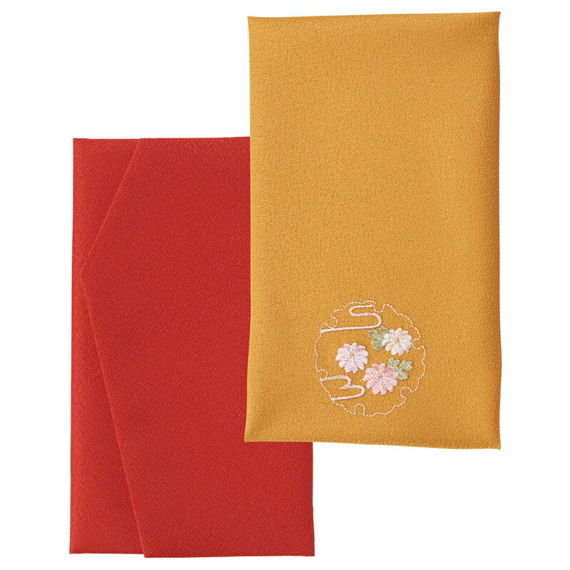 Rakuten - 洛北 刺繍入り金封包み&金封ふくさ 赤 H011a (-C7082-084-) | 内祝い ギフト 出産内祝い 引き出物 結婚内祝い 快気祝い お返し 志