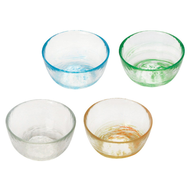 Rakuten - びーどろ館 ボウルS 4P CB2-3053A (個別送料込み価格) (-C7117-059-) | 内祝い ギフト 出産内祝い 引き出物 結婚内祝い 快気祝い お返し 志