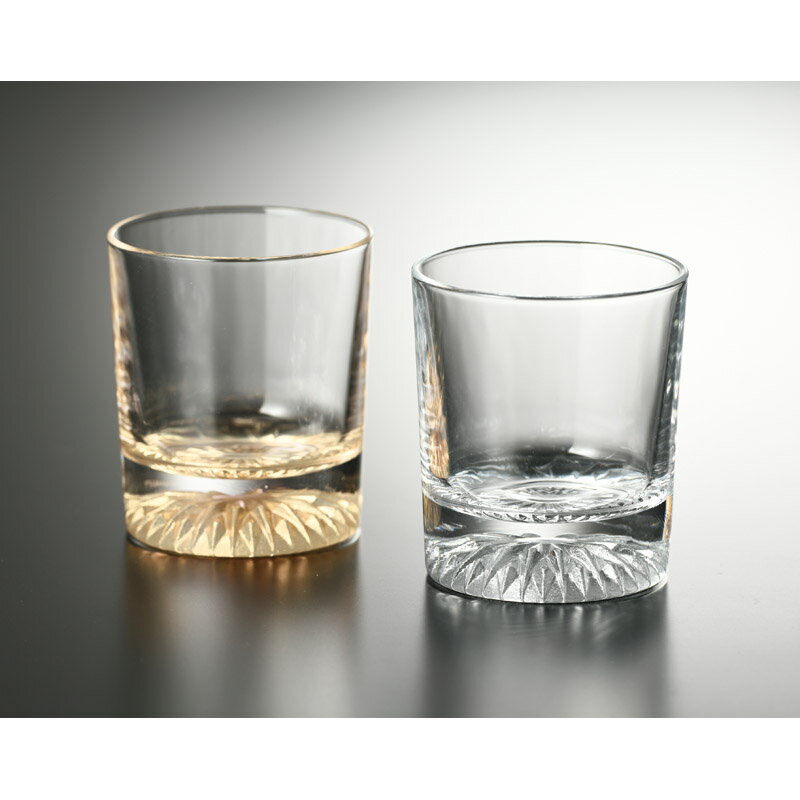 紀州塗 ぬりもんdeVerre オールドグラスペア ゴールド&シルバー 771025 (-C7120-090-) | 内祝い ギフト..