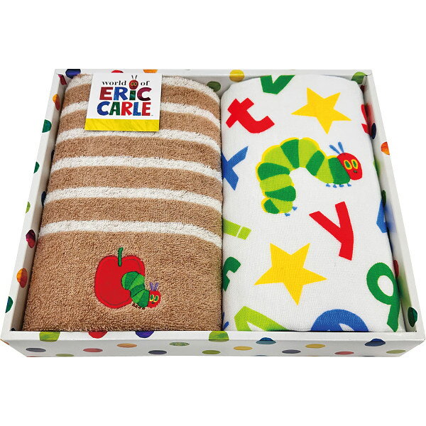 はらぺこあおむし フェイスタオル2枚セット HP150700 (個別送料込み価格) (-0118-026-) | 内祝い ギフト 出産内祝い 引き出物 結婚内祝い 快気祝い お返し 志