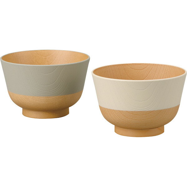 やさしい彩り 抗菌汁椀2客揃 17019 (-0216-047-) | 内祝い ギフト 出産内祝い 引き出物 結婚内祝い 快気祝い お返し 志