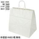 手提げ袋 紙 白無地 HV85晒無地 (t0) | ギフトバッグ 紙丸紐白 手提袋 XZT00943