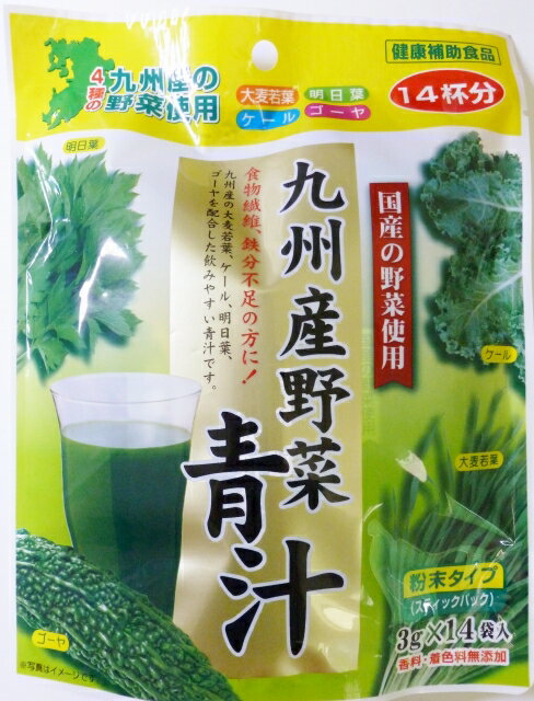 九州産 野菜青汁 42g 芙蓉薬品 粉末