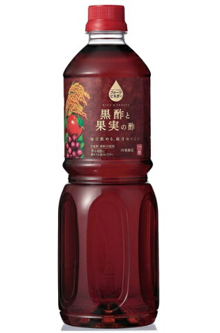 内堀醸造　フルーツビネガー　黒酢と果実の酢　1L×12本　　　　　【1000ml　果実酢　飲用酢　希釈タイプ】