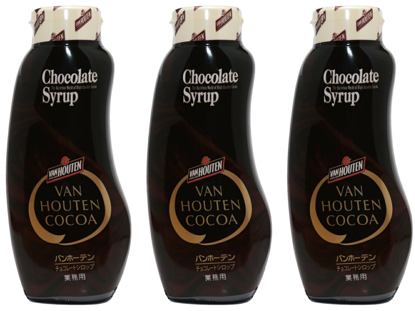 【宅配便送料無料】 バンホーテン チョコレートシロップ 630g×3個 Van Houten CHOCOLATE syrup 業務用 製菓材料 チョコ