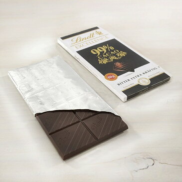 リンツ(Lindt) エクセレンス・99%カカオ 50g×18個 【個包装 ハイカカオ スイス 高級チョコレート ダークチョコ】