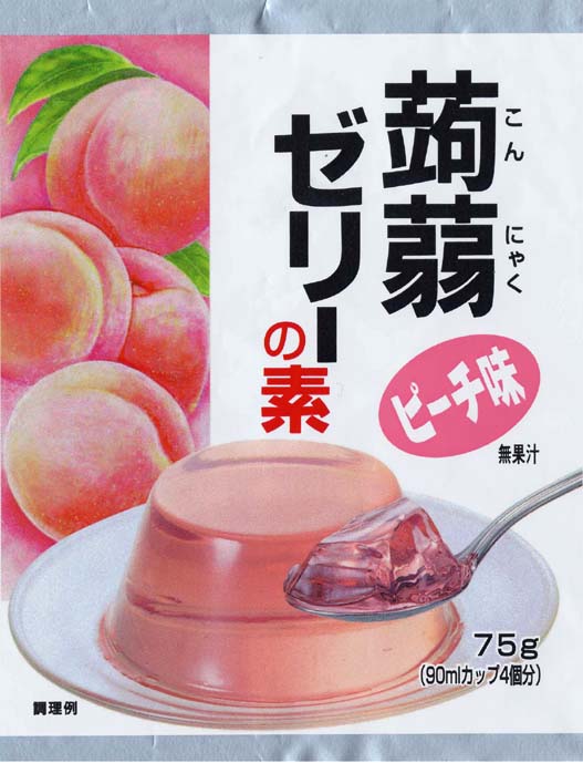 蒟蒻ゼリーの素 ピーチ 75g 大島食品