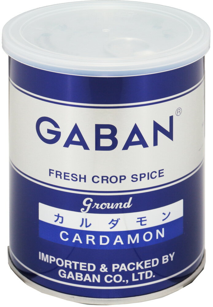 GABAN　カルダモンパウダー（缶）　150g　　　【スパイス　ハウス食品　香辛料　粉　業務用　Cardamom　しょうずく】