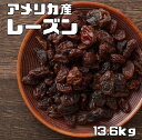 レーズン 13.6kg アメリカ産 世界美食探究 ドライフルーツ 種なし カリフォルニア産 乾燥ぶどう 製菓 製パン 材料 国内加工