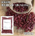 きたロッソ 250g 豆力 北海道産 赤いんげん豆 新品種 レッドキドニー 国産 国内産 希少種 インゲン豆 金時豆