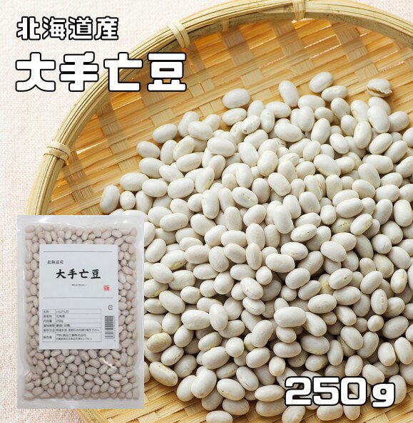 大手亡豆 250g 豆力 北海道十勝産 白