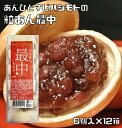 粒あん最中 6個入×12箱 あんひとすじ 風月庵 橋本食糧 お手軽 国内製造 和菓子 もなか つぶあん 徳用 業務用