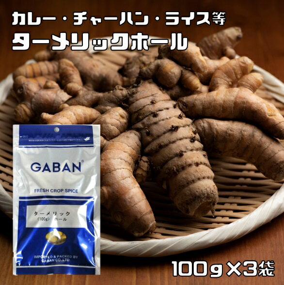 ^[bNz[ 100g~3 GABAN XpCX i[ցjh V[h  Ɩp Turmeric  Mo i n[u