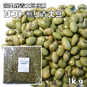 煎り大豆 青大豆 1kg 最強配送 国産 素焼き 無添加 豆力 青豆 国内産 炒り大豆 いり大豆 無塩 無油 おやつ 朝食 夜食 低糖質 糖質制限