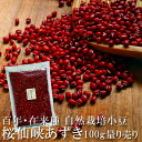 送料無料 小豆 桜仙峡あずき 100g単位 量り売り【おまとめ包装】 長野県産 在来種 無農薬 無化学肥料 無除草剤 天日干し 自然農法 自然栽培 国産 国産雑...