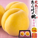 【7月下旬発送】 お中元 あら川の桃 黄金桃 4Lサイズ 2玉 桃 和歌山県産 赤秀品 大玉サイズ もも 黄桃 糖度13度以上 甘い 国産 日本産 紀の川市 特...